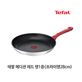 [테팔] 에디션 레드 티타늄코팅 인덕션 프라이팬28cm