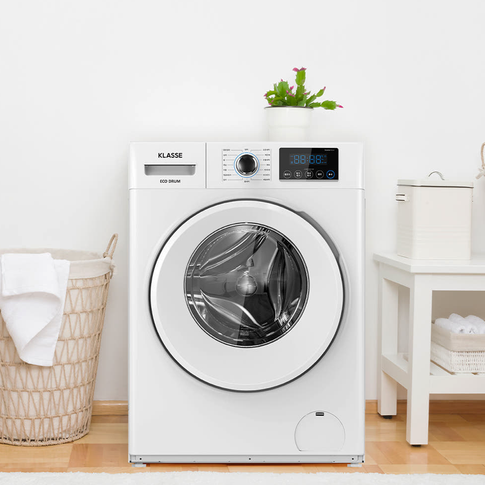 [KLASSE] 8KG 드럼세탁기-프리스탠딩 WDA908SWD(AK)